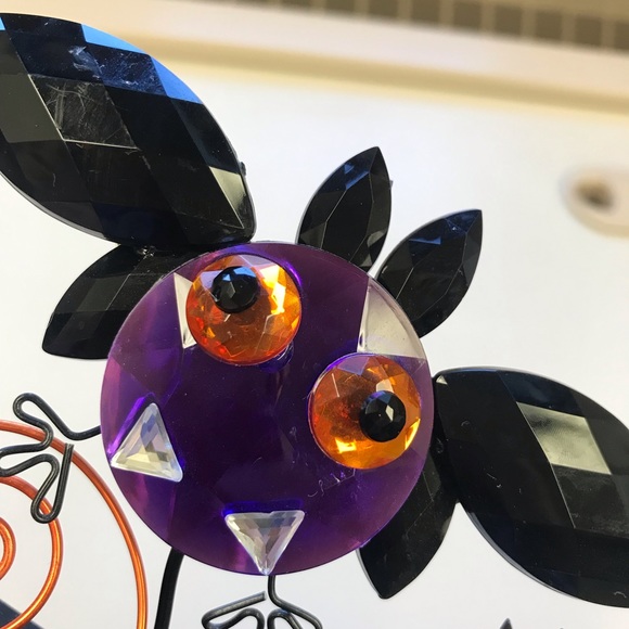 Halloween Fangtastic Jeweled Message Block - Have a Fangtastic Halloween Bat - Picture 4 of 4